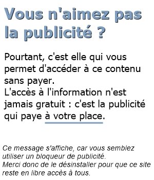 Désactivez votre bloqueur de publicité